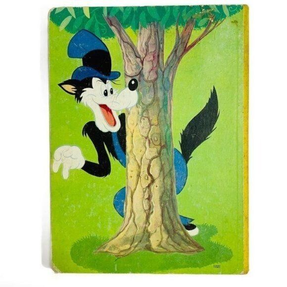 Vintage Golden Book Walt Disney Three Little Pigs 1971 Children’s Storybook - Picture 2 of 6